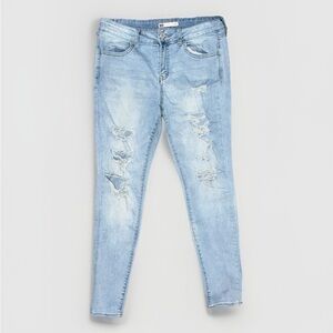 SO Goods For Life Distressed Light Wash Jeggings Size 13 Stretch Skinny